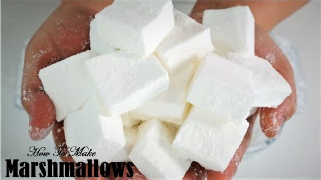 How To Make Marshmallows _ Easy Recipe _ No Corn Syrup