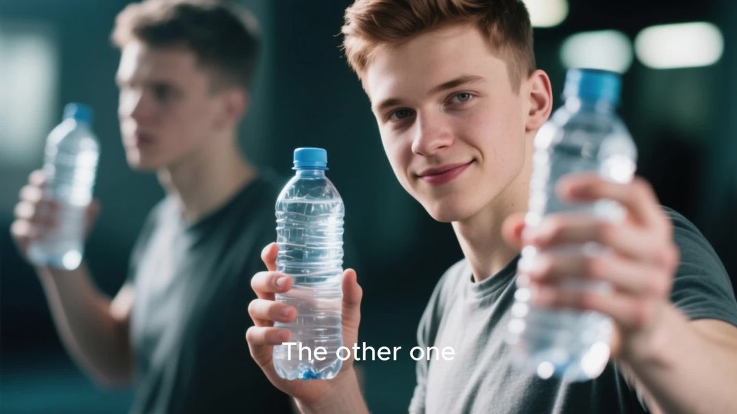 ⁣spot the real water bottle