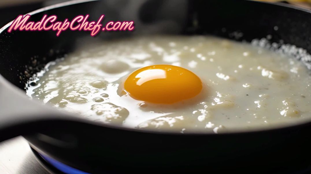 ⁣MadCapChef fried egg